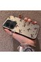 Poco M6 4g Compatible High Quality Brown Bow and Dot Printed Case