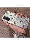 Samsung Galaxy A25 Compatible High-Quality Brown Bow and Dot Printed Case