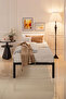 Metal Bed Frame: Simple, heavy-duty single platform with under-bed storage. - 2