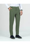 Slim Fit Bel Detailed Trousers Green T14563