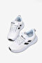 Children's Unisex White Black Comfortable Fit Breathable Velcro Lace-Up Sneaker - 6