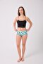 Cotton Lycra Printed Boyshort Set of 3 Women's Panties Patterned Mint - 5