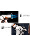 Jet Flame Windproof Gas Lighter – Blue Flame, Refillable Pocket Lighter for BBQ & Home - Black - 2