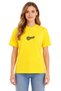 Unisex Oversize Yellow T-Shirt 100% Cotton Fantastic Minimal Print Loose Streetwear Women Men T-Shirt - 2