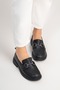 Emma Women's Genuine Leather Loafer Black - 6