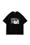Old but Gold Printed Oversize Unisex Black Tshirt