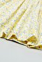 Floral Print Fit & Flare Dress with Peter Pan Collar and Flutter Sleeves - 4