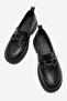 Emma Women's Genuine Leather Loafer Black - 4