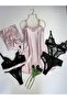 5-Piece Satin Nightgown, Dressing Gown, Lingerie Set, Bodysuit, Mini Dowry Set