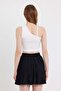 Woman's Strappy Crop Camisole Ecru - 5