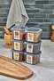 6-Piece Leak-Proof Airtight Sticker Spice Bowl 0.5LT - 2