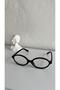 Round Black Glasses with Blue Light Protection Unisex Stylish Design - 3