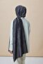 Jade Jacquard Modal Silk Shawl - 7
