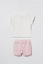 Baby Short Sleeve T-Shirt and Pants Set, 100% Cotton, Infant and Newborn Series - Csyr4542 - 6