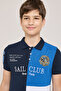 Color Block Polo T-Shirt With Short Sleeves - 3
