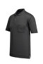 Men's Polo Collar Buttoned Pocket Short Sleeve Smoked T-Shirt Classic Fit - 5305 Bat - 4