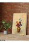 Flower in Vase One Piece Wooden Framed Painting
