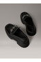 100% Goat Leather Black Women's Loafer Yw0Yw02044Beh - 3
