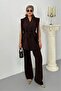 Women's Belted Blazer Vest Pants Two-Piece Suit - 3