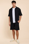 Embroidered Shorts with Drawstring Waist - 2