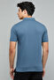 Textured Polo T-Shirt with Short Sleeves - 6