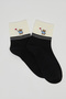 3 Pack Patterned Crew Socks - 3