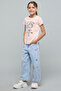 Printed T-Shirt with Crew Neck and Short Sleeves - 2
