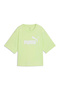 Essentials Cropped No 1 Logo Women's Green T-Shirt