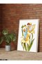 Yellow Flowers and Children One Piece Wooden Framed Painting