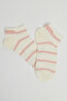 3 Pack Patterned Ankle Socks - 3