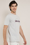 Typography Print T-Shirt with Crew Neck and Short Sleeves - 5