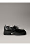 100% Goat Leather Black Women's Loafer Yw0Yw02044Beh