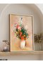 Colorful Flowers in a Vase One Piece Wooden Framed Painting - 2