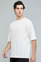 Textured T-Shirt with Crew Neck and Short Sleeves - 3