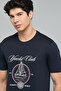 Printed T-Shirt with Crew Neck and Short Sleeves - 4