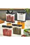 Set of 6 Transparent Spice Jars 300ml 00116