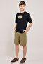 Batman Print T-Shirt With Crew Neck and Short Sleeves - 3