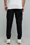 Solid Cargo Jeans with Button Closure - 5