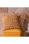 Soft Step Throw Pillow - Mustard - 40X40 cm