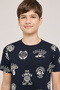 Printed T-Shirt With Crew Neck and Short Sleeves - 5