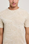 Printed T-Shirt with Crew Neck and Short Sleeves - 5