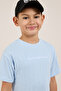 Embroidered T-Shirt with Crew Neck and Short Sleeves - 6