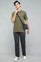 Solid Polo T-Shirt with Short Sleeves - 2