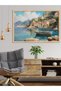 Sahil Town One Piece Wooden Framed Painting