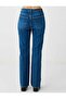 Mid Rodeo Regular Leg High Waist Denim Pants - 4