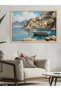 Sahil Town One Piece Wooden Framed Painting - 3