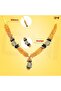 God Photo Mala 10 inch - Orange - 3