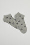 3 Pack Patterned Ankle Socks - 4