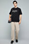 Typography Print T-Shirt with Crew Neck and Short Sleeves - 3