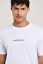 Print Detail T-Shirt with Crew Neck and Short Sleeves - 3